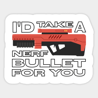 Nerf Bullet Sticker